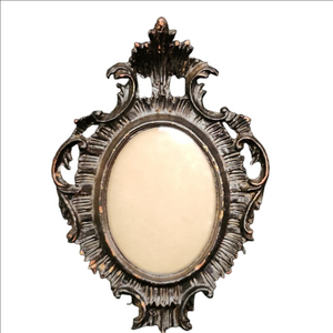 Vintage-Inspired Black and Gold Ornate Wall Frame